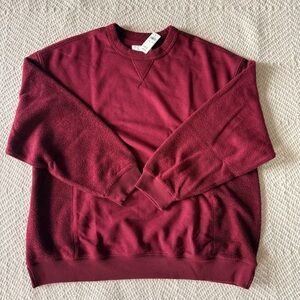 NWT AERIE Burgundy Sweater